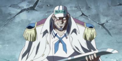 Affiche de La ténacité d'Akainu ! Luffy attaqué par des poings de magma ! de one piece
